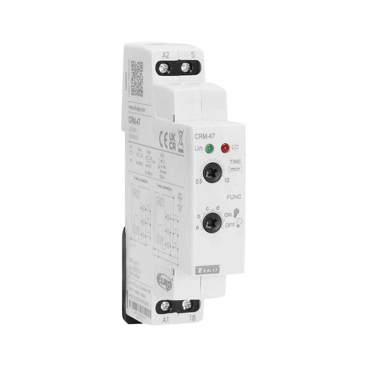 16A Staircase Timer 12-240VAC/DC