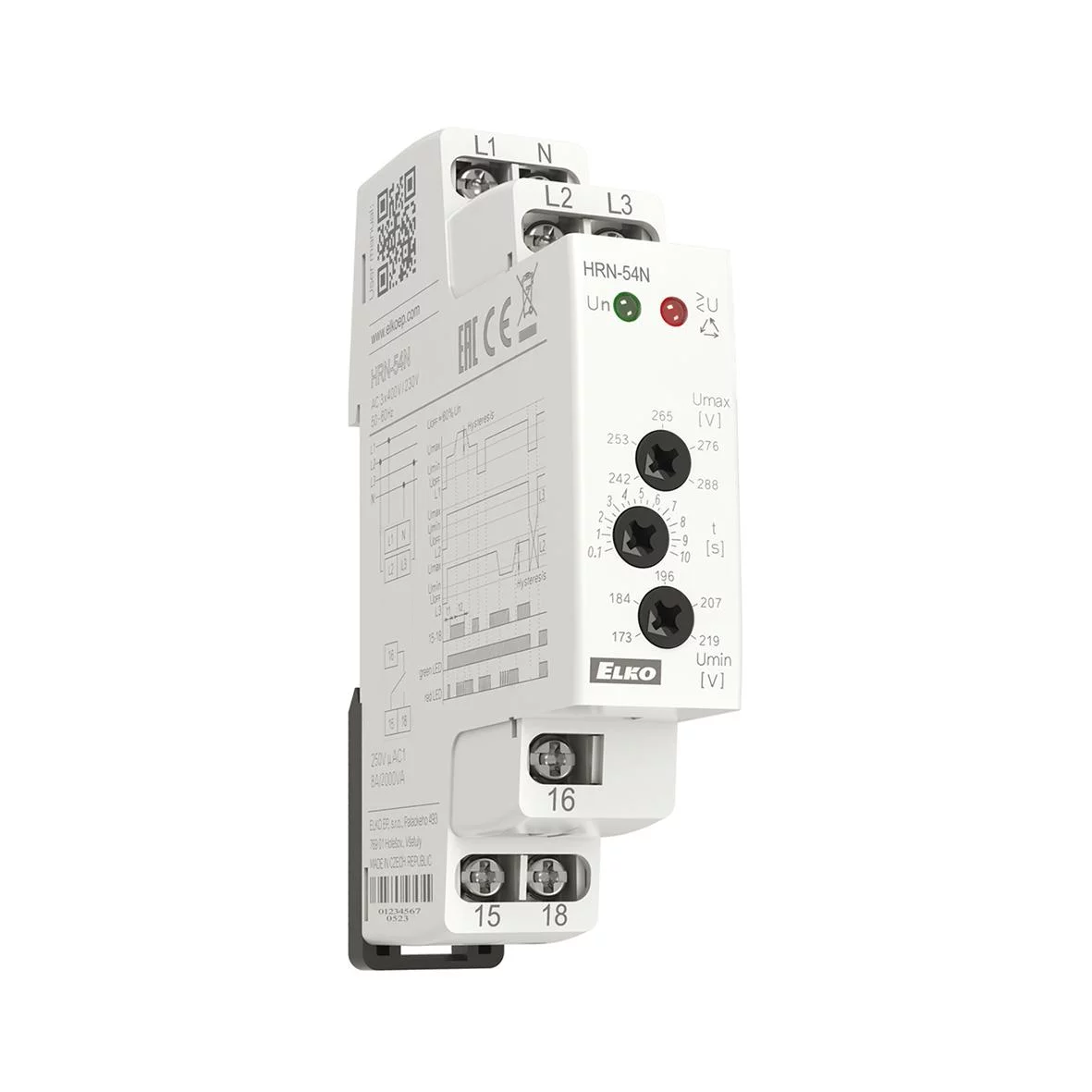 U/OV+F/S Rly 242/288V+N 8A CO