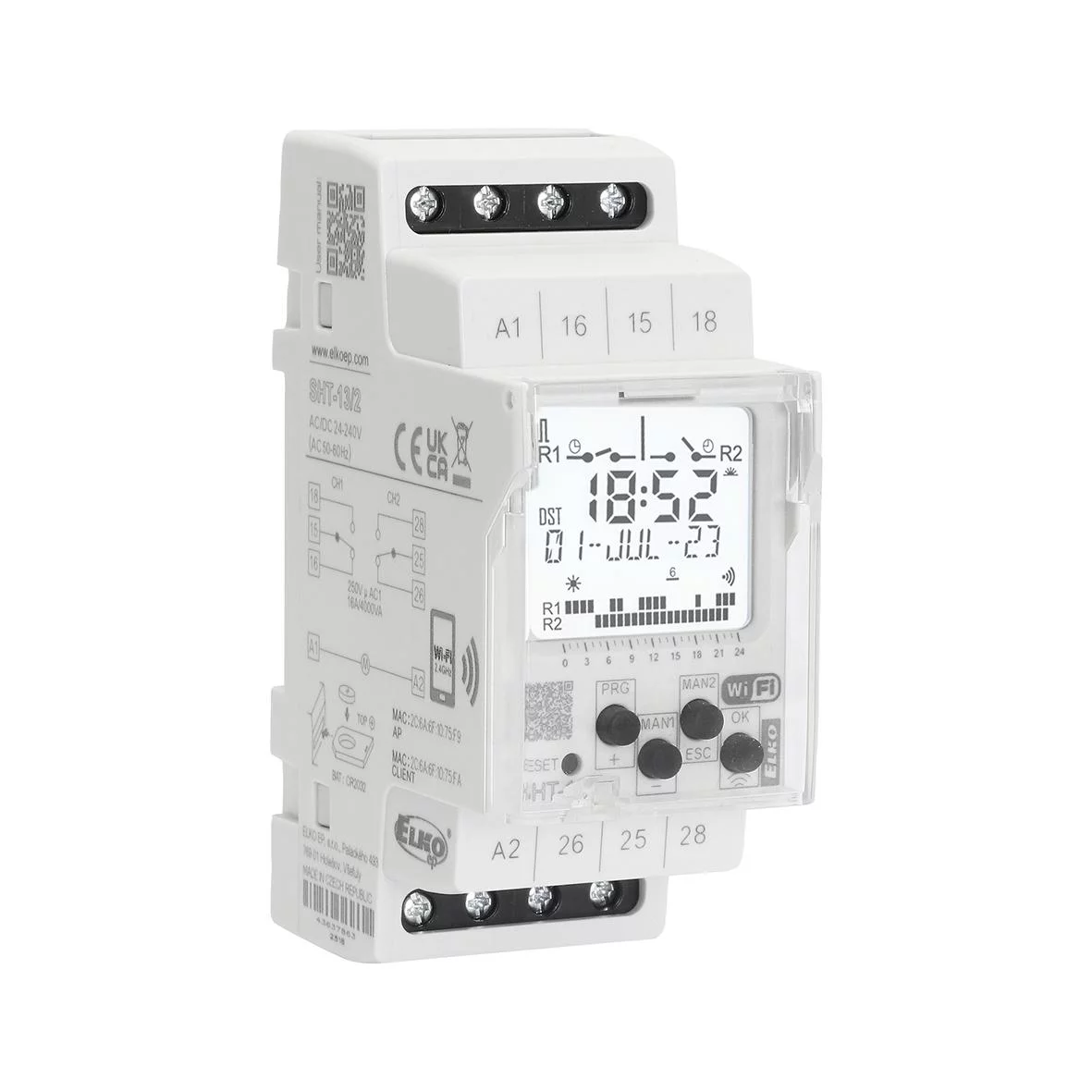 16A ASTRO Timer 12-240VAC/DC