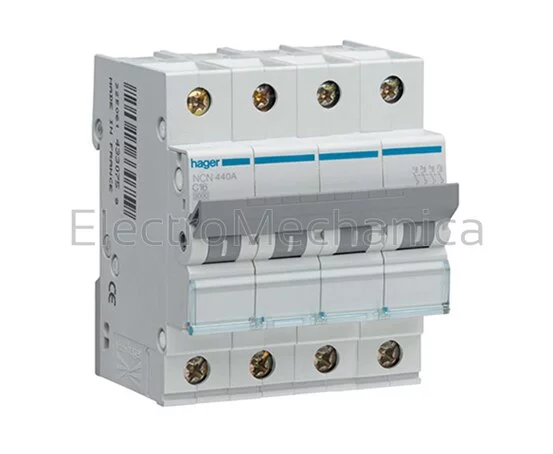 25A 4P 25KA C-CURVE MCB