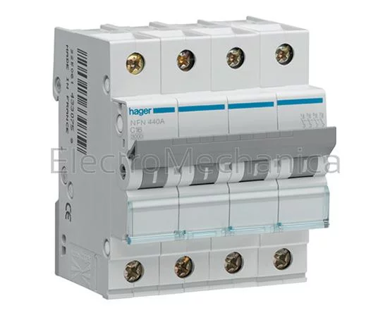 10A 4P 10KA C-CURVE MCB