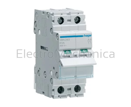 63A 2P MAIN ISOLATOR SWITCH