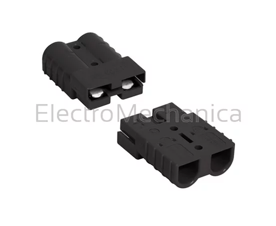 50A 2P H/D CONNECTOR 10mm2 BLACK