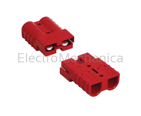 50A 2P H/D CONNECTOR 10mm2 RED