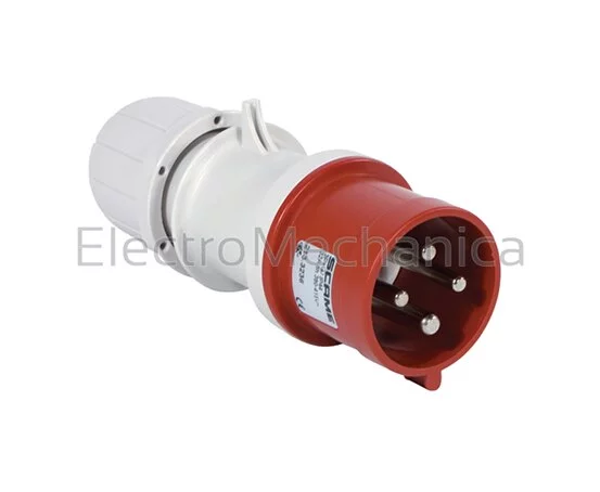 63A 2P+E IP67 MALE PLUG