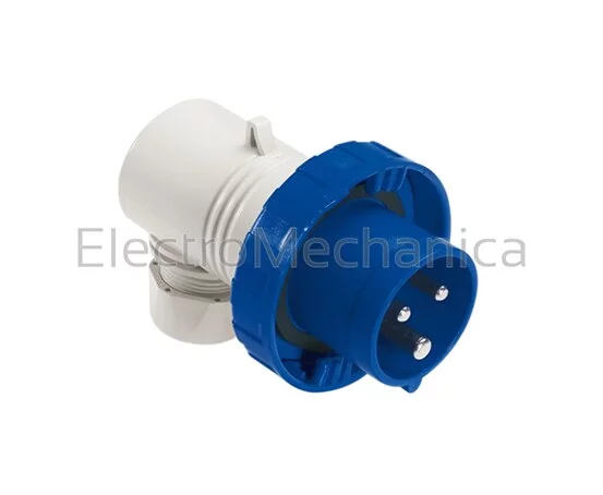 16A 2P+E IP67 ANGLED PLUG