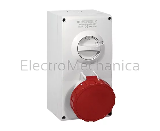 63A 3P+N+E IP67 SURF SWTH SOCKET