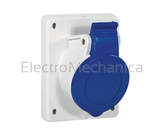 16A 3P+N+E IP54 FLUSH ANG SOCKET