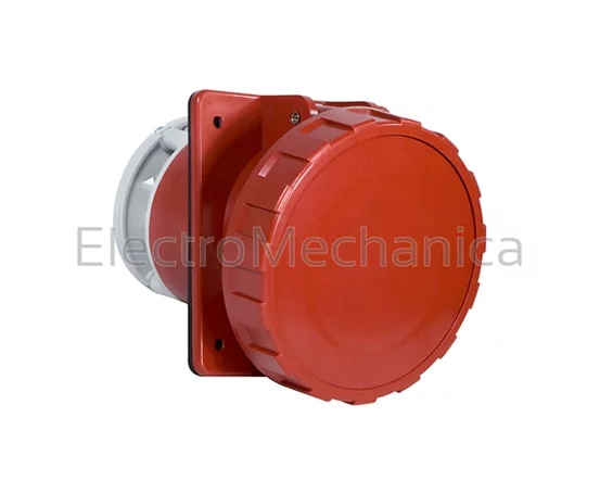 16A 3P+E IP67 FLUSH ANGLED SOCKET