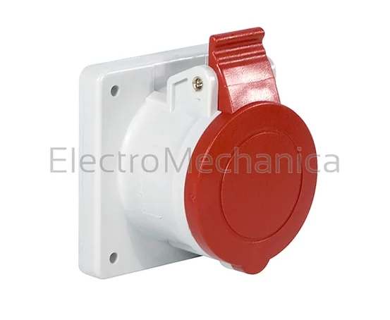 32A 2P+E IP54 FLUSH STRA. SOCKET