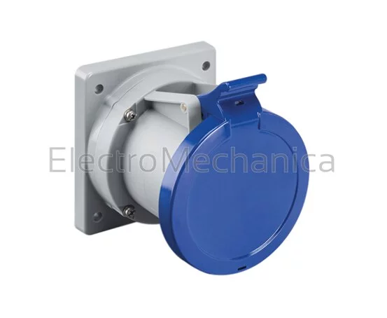 63A 2P+E IP54 FLUSH STRA. SOCKET