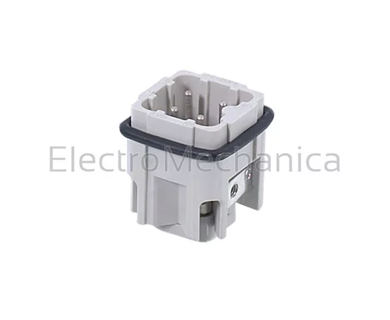 3P+E 10A MALE INSERT SCREW TERM