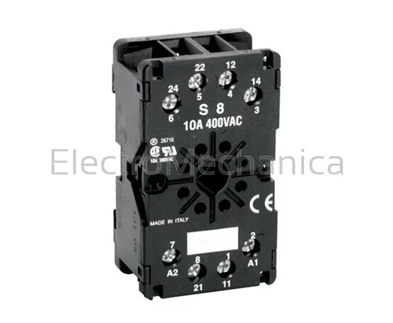 8 PIN SURFACE/DIN SOCKET - BLACK