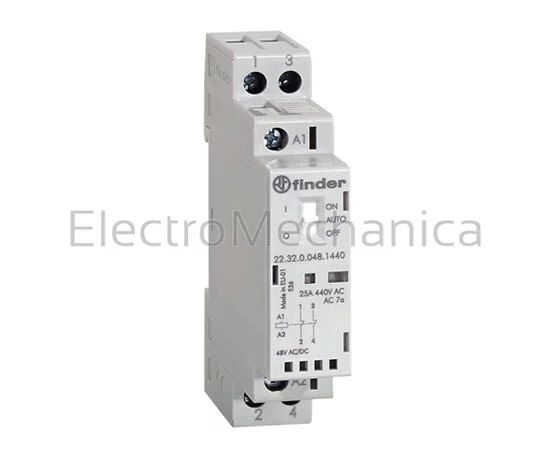 25A 1NO+1NC CONTACTOR 48VAC/DC