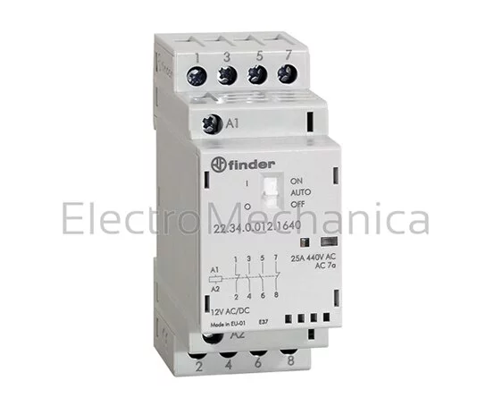 25A 4NO MOD. CONTACTOR 24VAC/DC