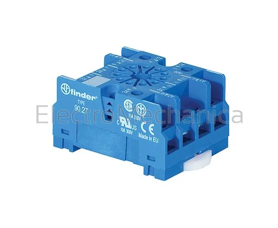 11 PIN SUR/RAIL MNT SQ REL SOCKET
