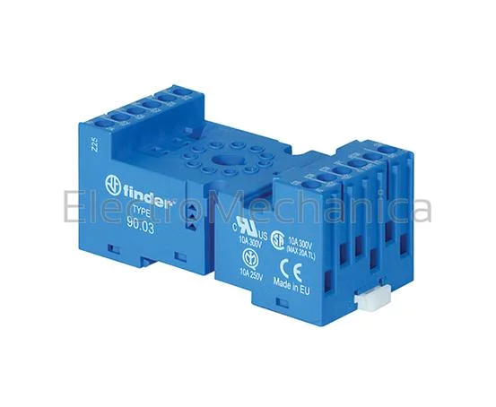 11 PIN SURF/RAIL MNT RELAY SOCKET