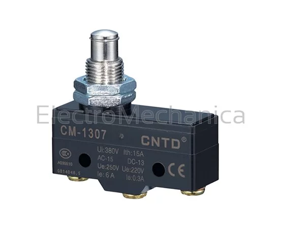 MICRO SW 15A - EXT P/MNT PLUNGER