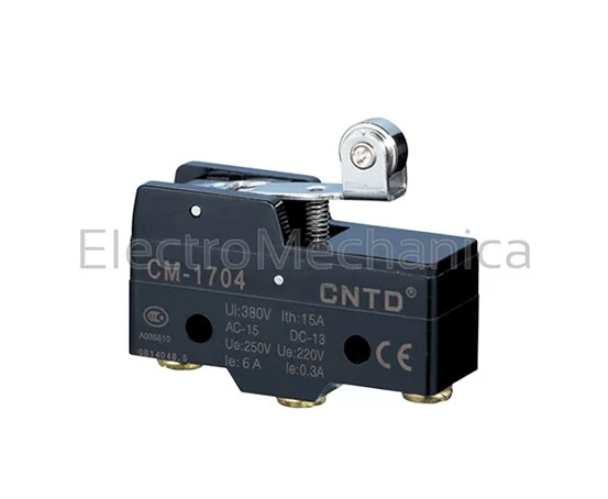 MICRO SW 15A - SHORT ROLLER LEVER