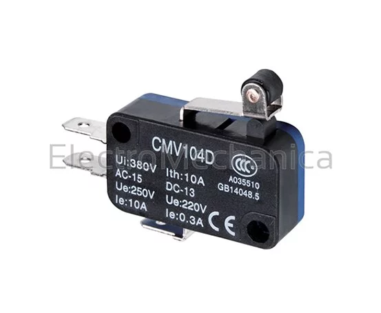 MICRO SW 16A - SHORT ROLLER LEVER