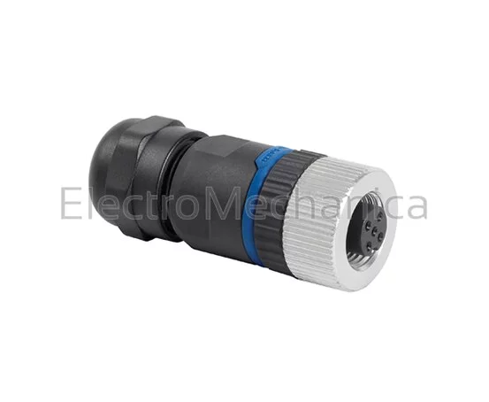 M12 CONNECTOR 5PIN STR FEMALE