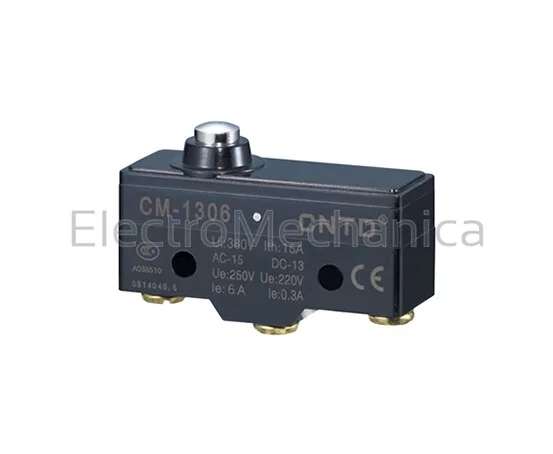 MICRO SW 15A - BUTTON PLUNGER