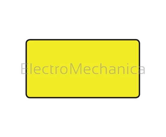 34x74mm ADHESIVE YEL LABEL (100)