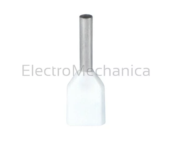 2x16mm2 WHT INS FERRULE (50)