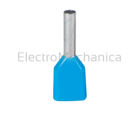 2x0.75mm2 BLU INS FERRULE (100)