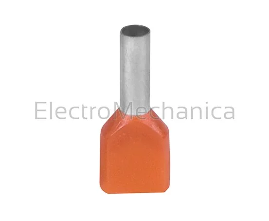 2x2.5mm2 GRY INS FERRULE (100)