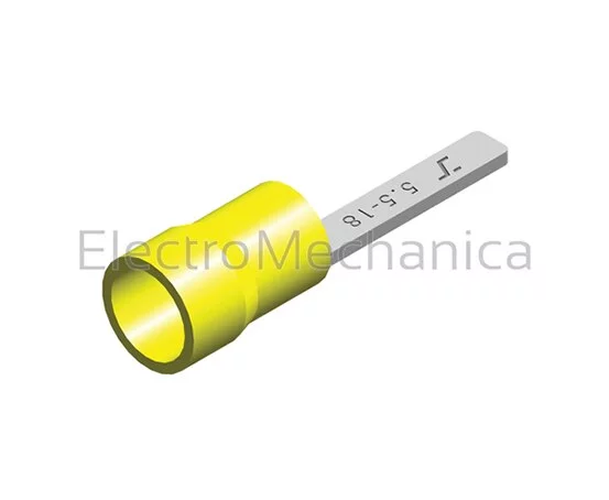 4-6mm2 YEL BLADE LUG 10mm (100)