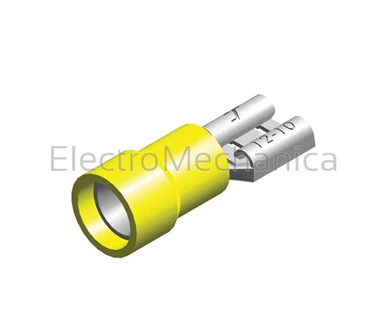 FEMALE P/ON YELL 9;5mm (100)