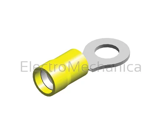 4-6mm2 x3.5mm RING LUG YEL (100)