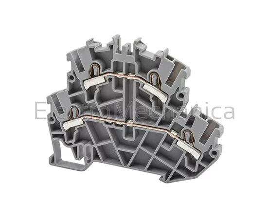 2.5mm RAIL MNT PUSH-IN 2TIER TERM