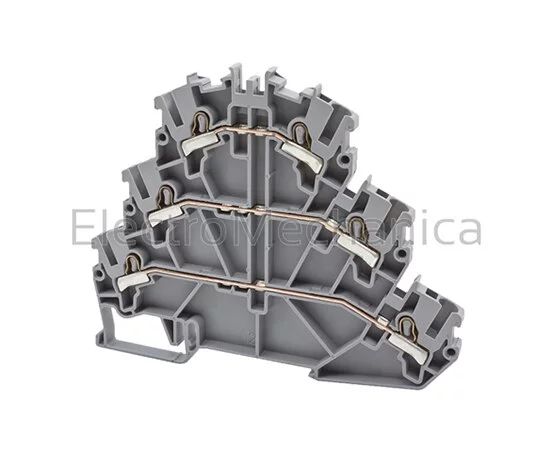 2.5mmRAIL MNT PUSH-IN 3 TIER TERM