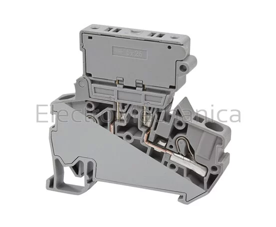 2.5mm RAIL MNT PUSH-IN FUSED TERM