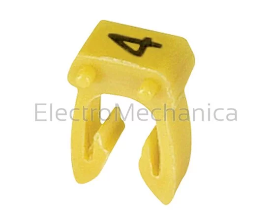 "9" WHT 4-6mm CABLE MARKER (500)