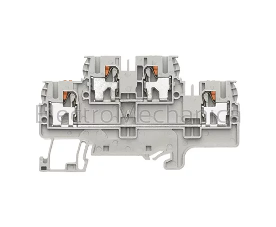 6/10mm2 RAIL MNT PUSH-IN "E" TERM