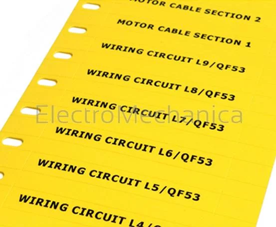 9x70mm PUSH-IN YEL TAG(1450/roll)