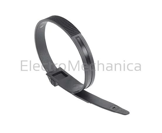 6x360mm BLACK HD CABLE TIE (100)