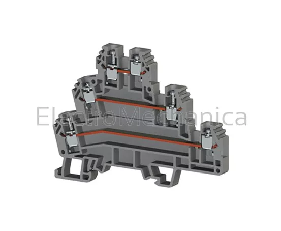 2.5mm RAIL MNT 3 TIER TERMINAL