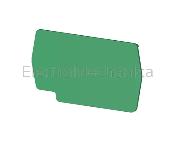TERMINAL END PLATE 2.5mm EARTH