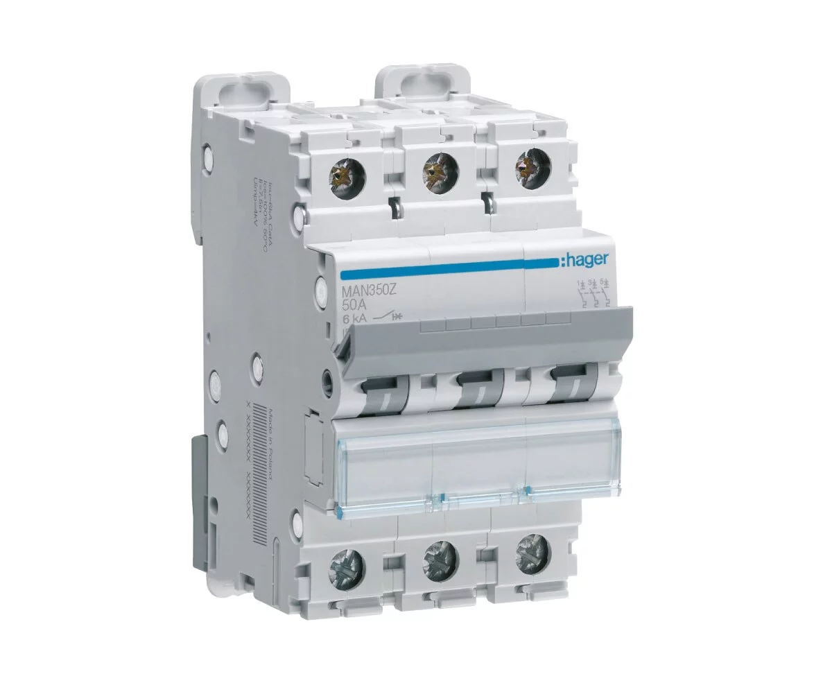 50A 3P 6kA C-CURVE MCB