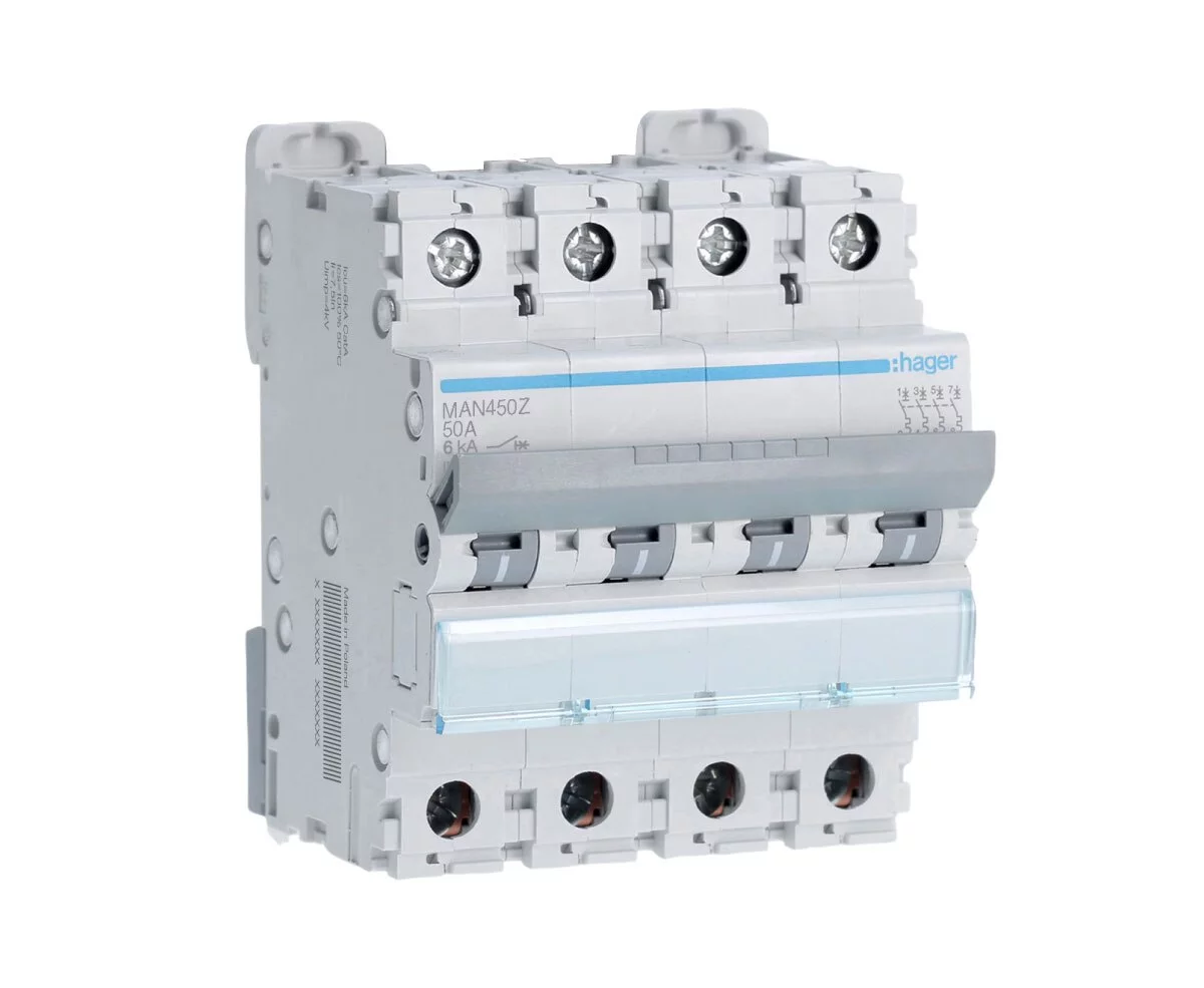 50A 4P 6kA C-CURVE MCB