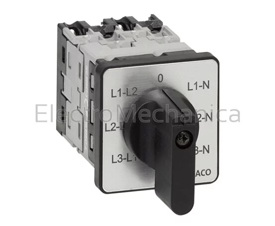 VOLTMETER SWITCH WITH NEUTRAL