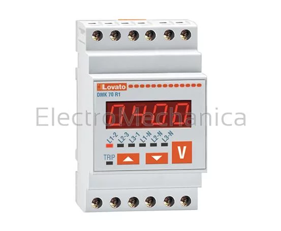 3PH DIG VOLTMETER 15-660VAC RELAY