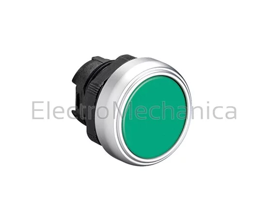 FLUSH GRN MOM P/BUTTON ACT.