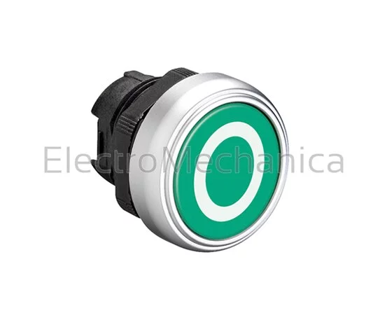 FLUSH GRN "I" P/BUTTON ACT.