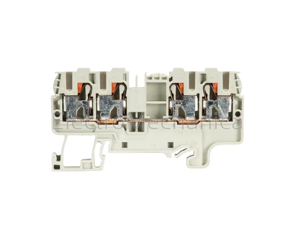 2.5/4mm2 RAIL MNT "PUSH-IN" 2I/2O
