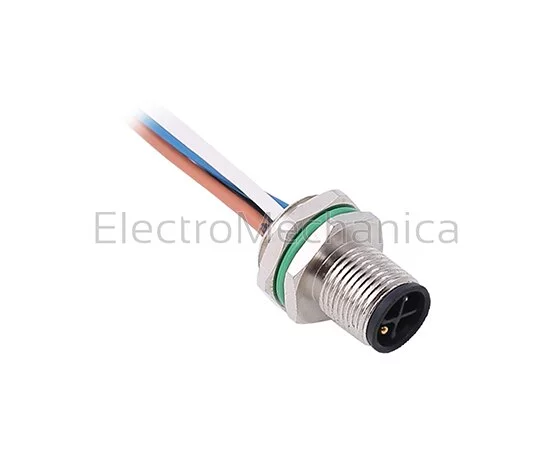 PM POW CONNECTOR M12 3PIN+E MALE